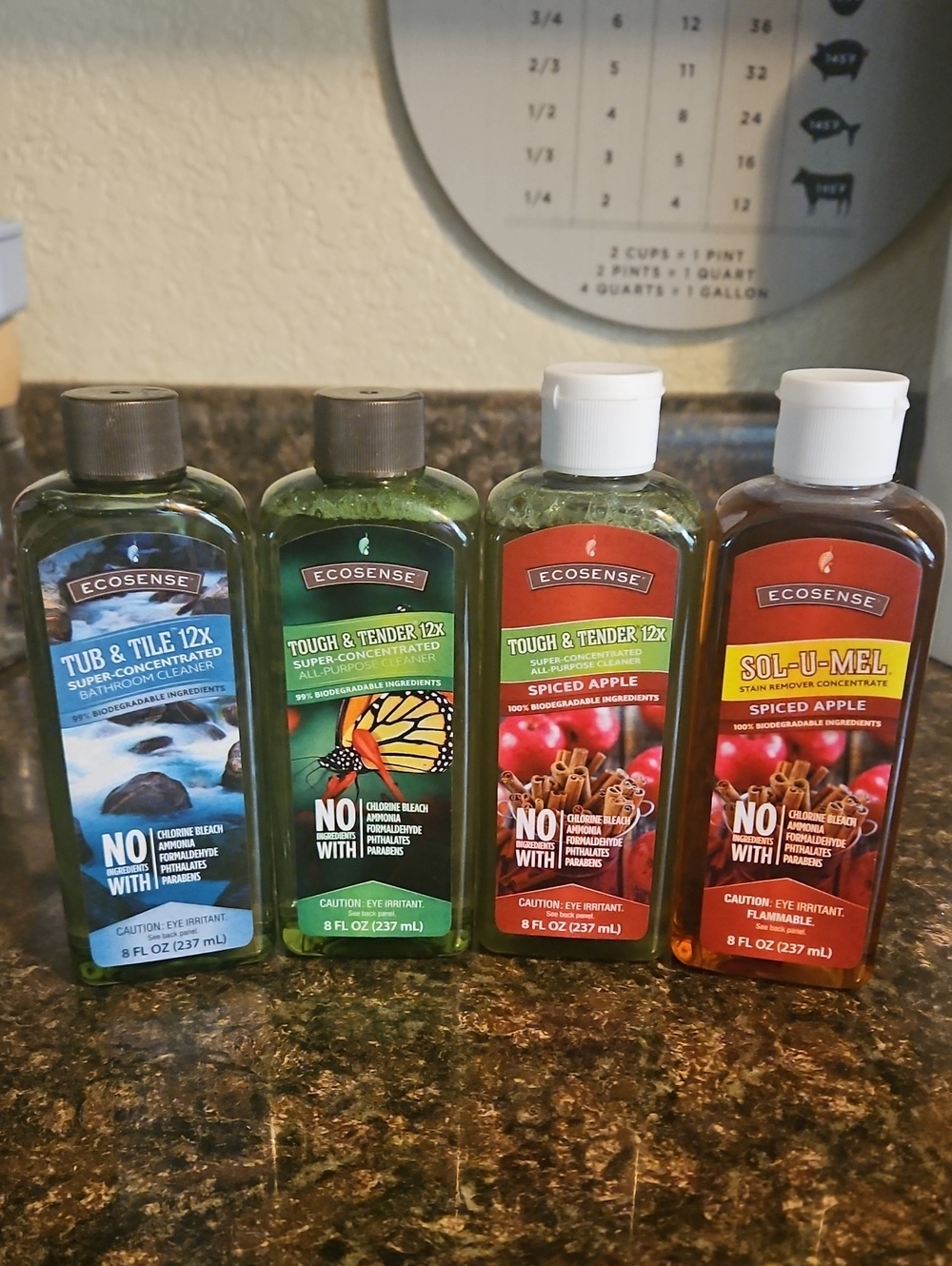 Melaluca Tough and Tender, Sol U Mel and Tub and Tile Cleaners